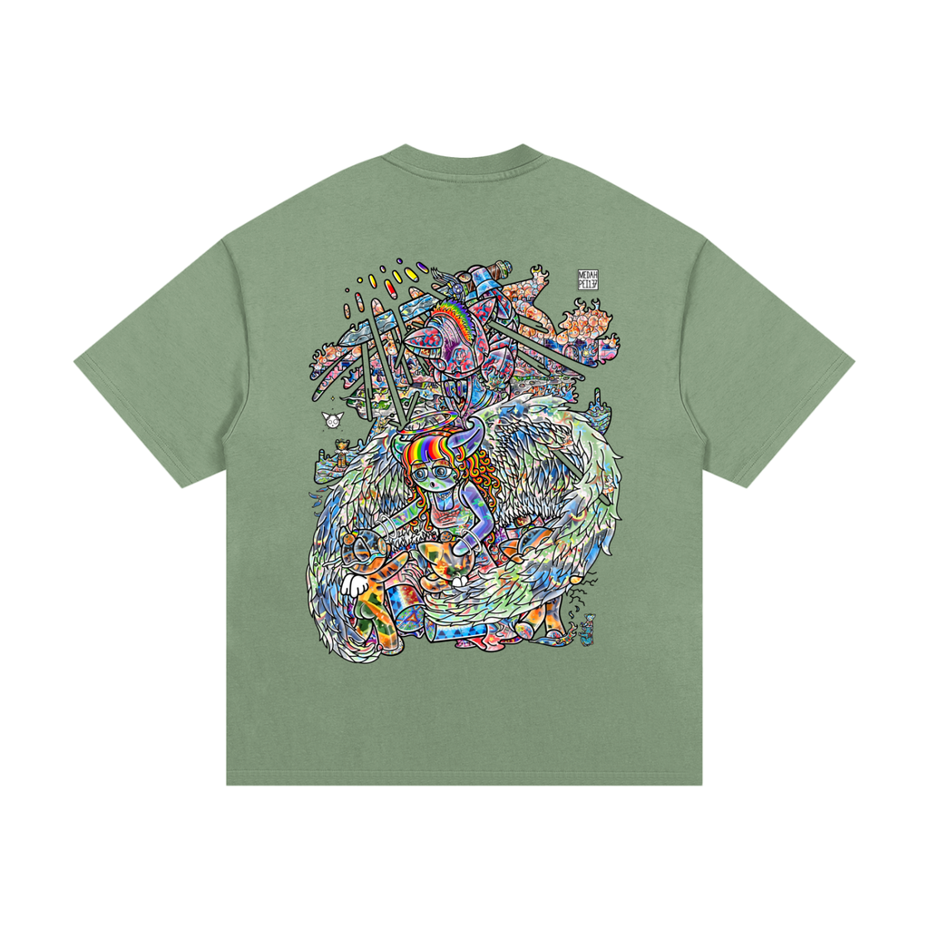 Another Day In Paradise - Essential Heavyweight Cotton T-Shirt