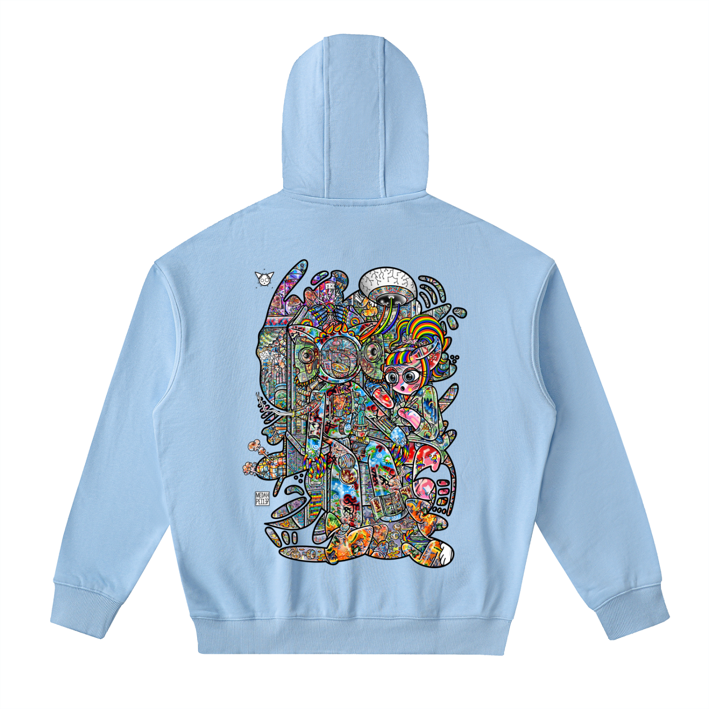 Maintemance - Drop-Shoulder Zip Up Hoodie