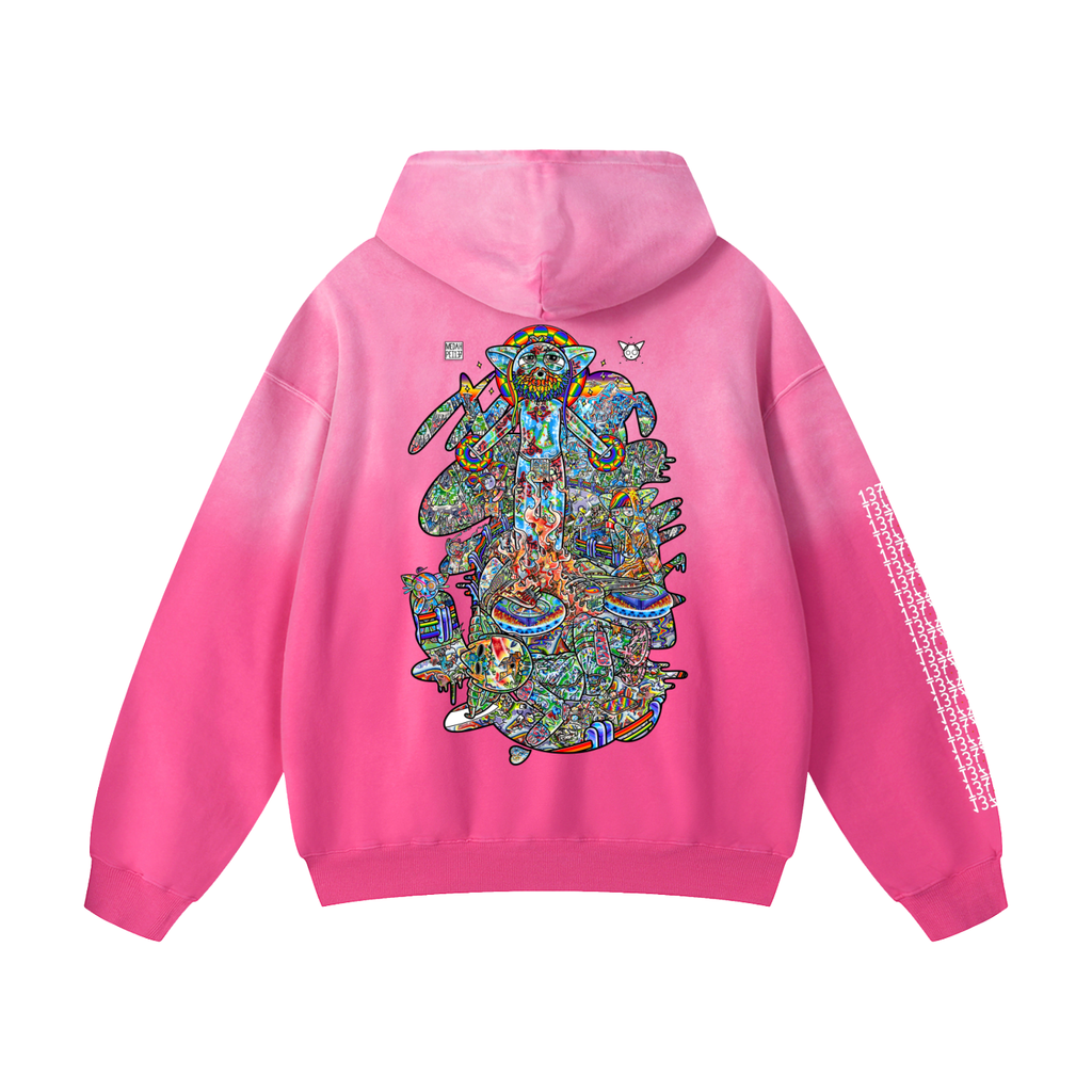 From The Wreckage - Heavyweight Sunfade Oversized Hoodie