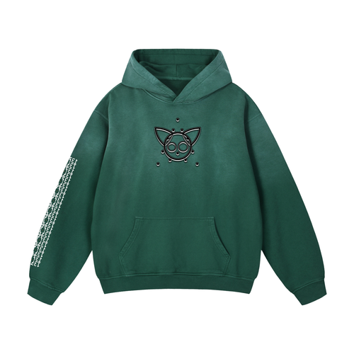 All In - Heavyweight Sunfade Oversized Hoodie