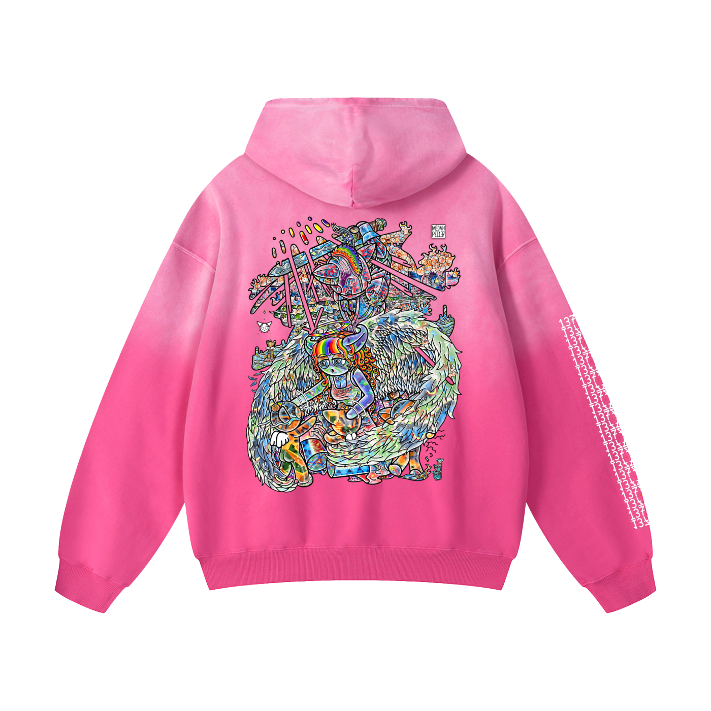 Another Day In Paradise - Heavyweight Sunfade Oversized Hoodie