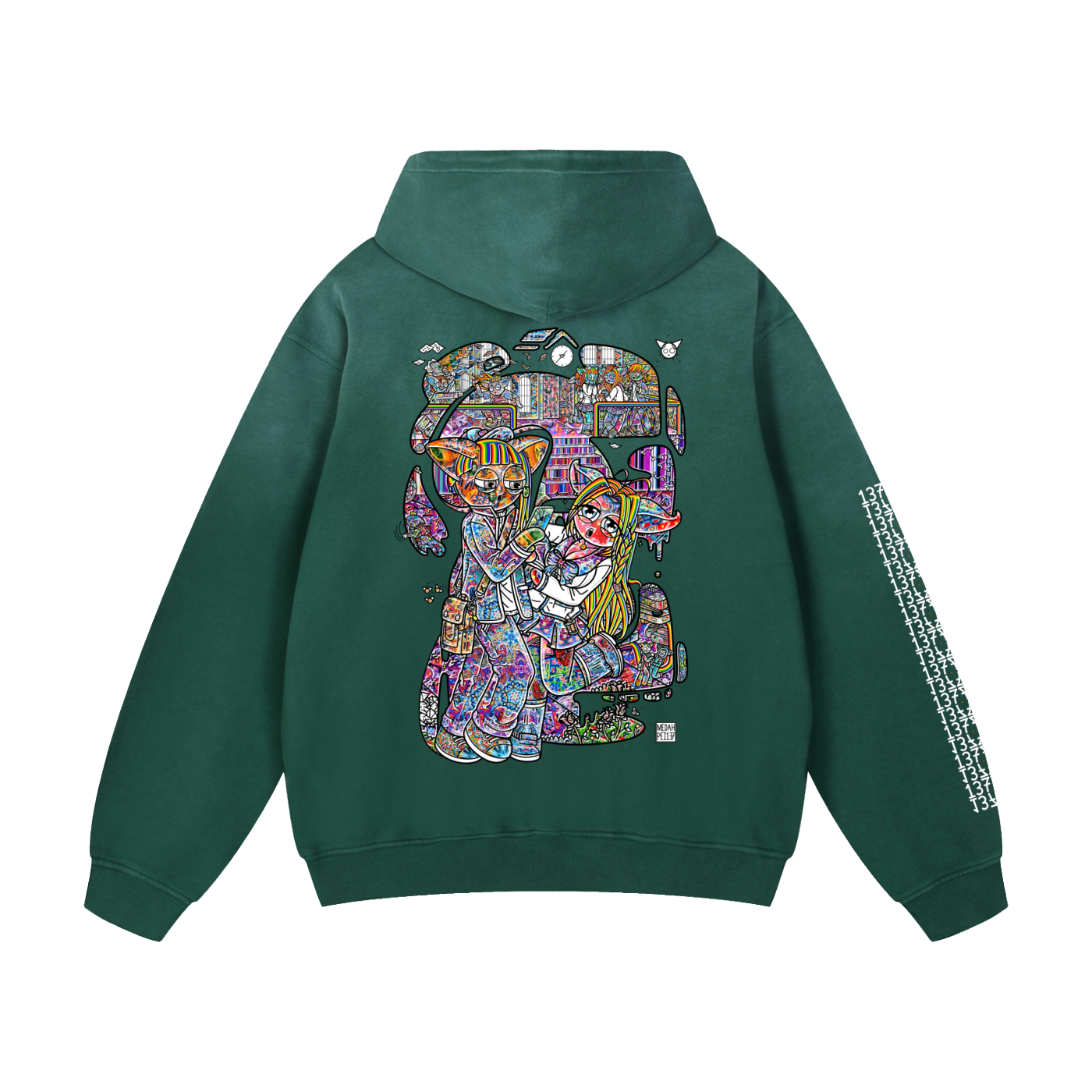 Slice Of Pei - Heavyweight Sunfade Oversized Hoodie