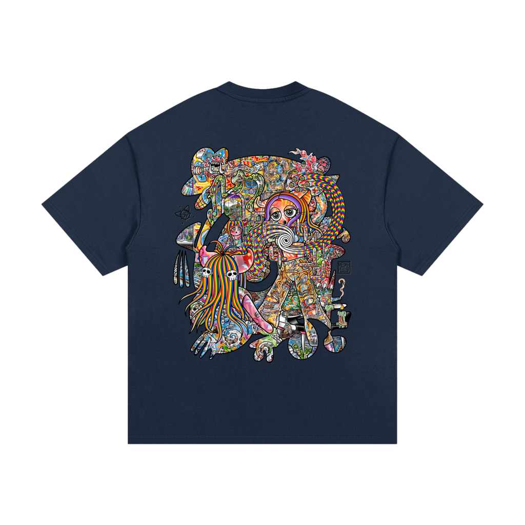 Light Enjoys Darkness - Essential Heavyweight Cotton T-Shirt