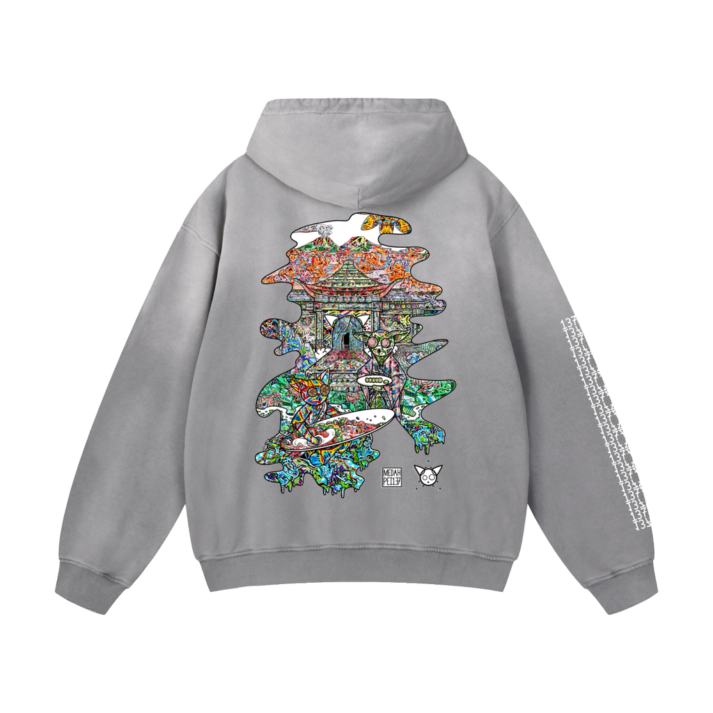 Horizons - Heavyweight Sunfade Oversized Hoodie