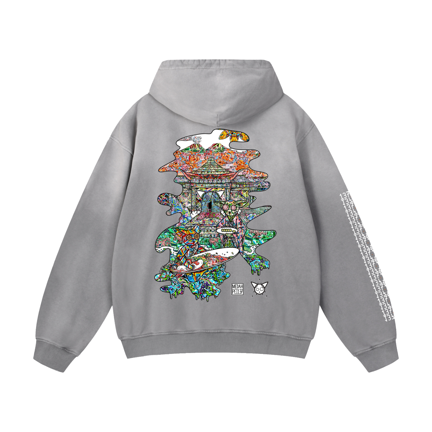 Horizons - Heavyweight Sunfade Oversized Hoodie