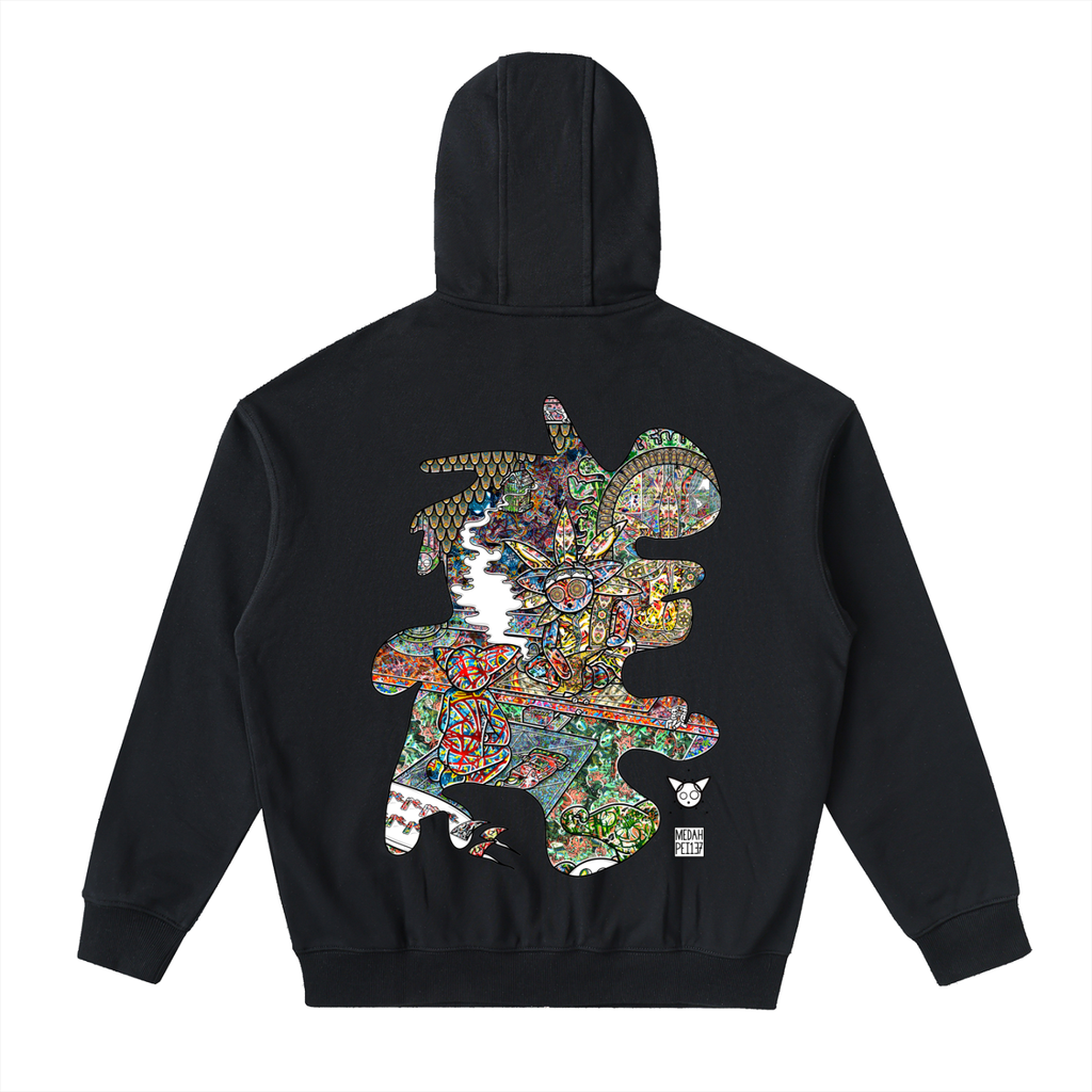 Lesson Learned - Drop-Shoulder Zip Up Hoodie