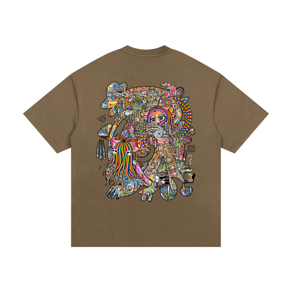 Light Enjoys Darkness - Essential Heavyweight Cotton T-Shirt