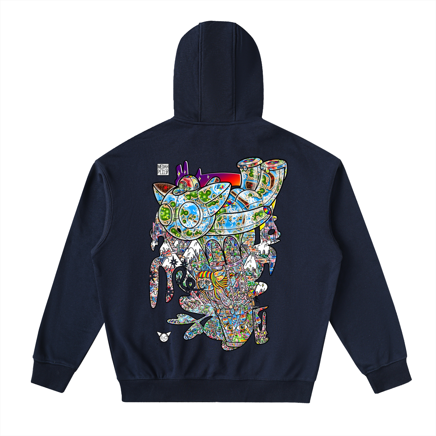 Master Of Elements - Drop-Shoulder Zip Up Hoodie