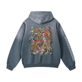 Light Enjoys Darkness - Heavyweight Sunfade Oversized Hoodie