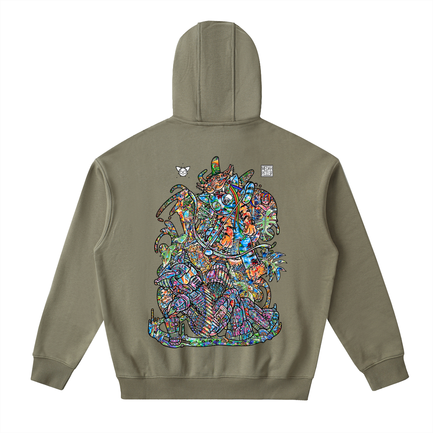 Protect The Vibe - Drop-Shoulder Zip Up Hoodie