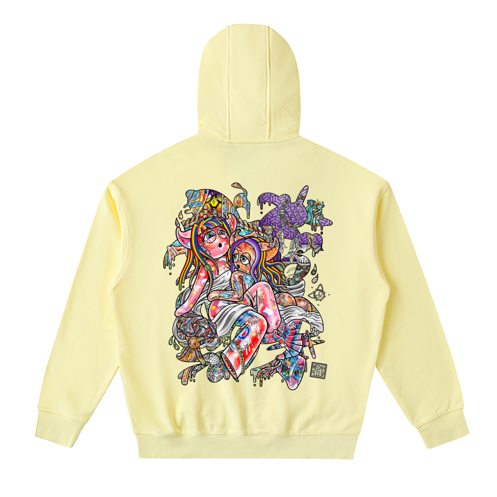 Sensificity - Drop-Shoulder Zip Up Hoodie