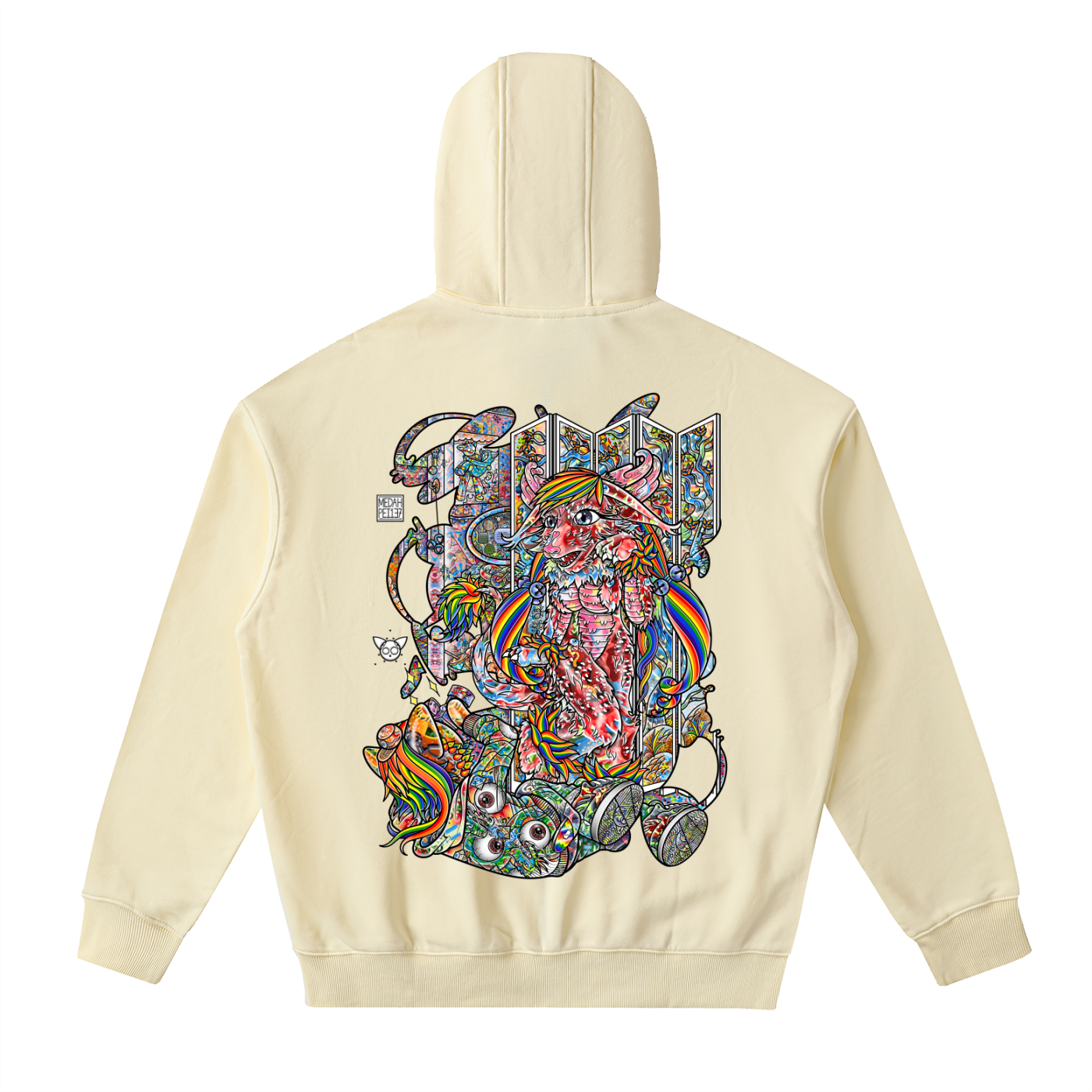 Birthday Suit - Drop-Shoulder Zip Up Hoodie