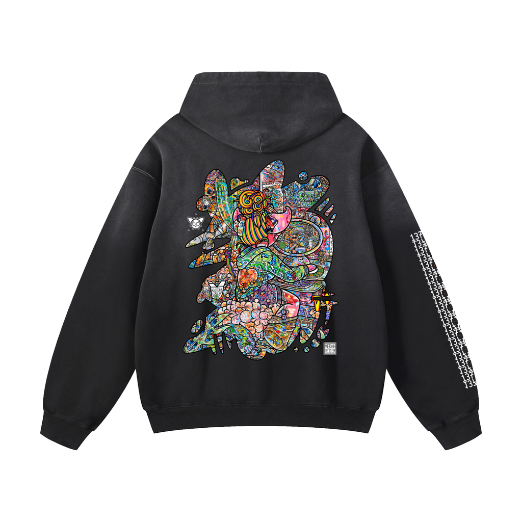 Stationary - Heavyweight Sunfade Oversized Hoodie