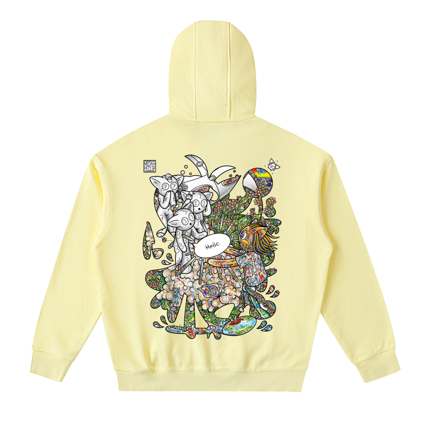 Other Wordly - Drop-Shoulder Zip Up Hoodie