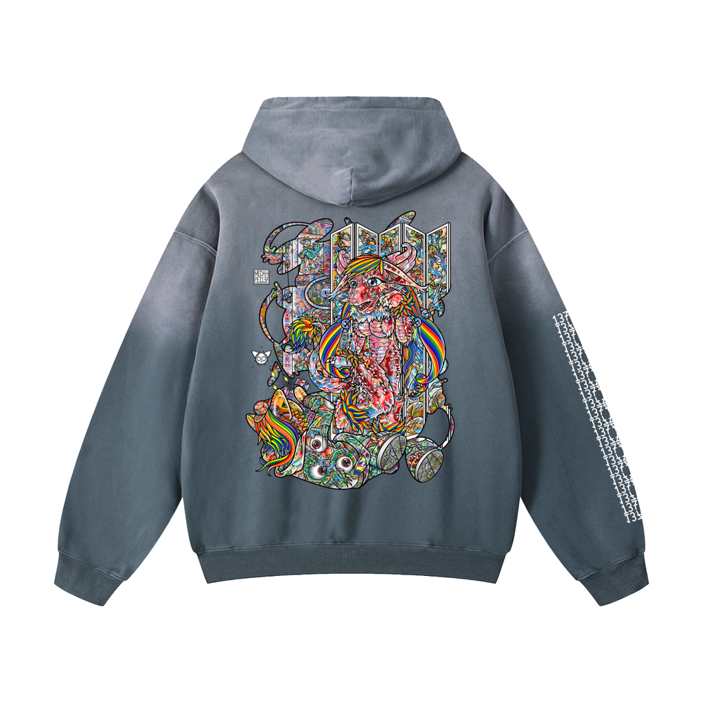 Birthday Suit - Heavyweight Sunfade Oversized Hoodie