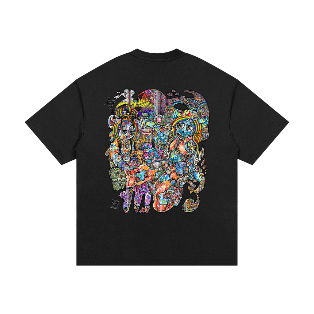 Feeling Ubiquitously Cyclical Karma - Essential Heavyweight Cotton T-Shirt