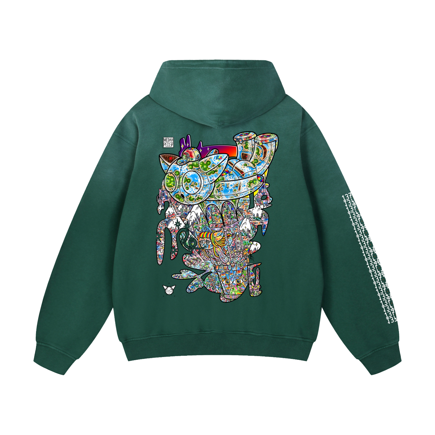 Master Of Elements - Heavyweight Sunfade Oversized Hoodie