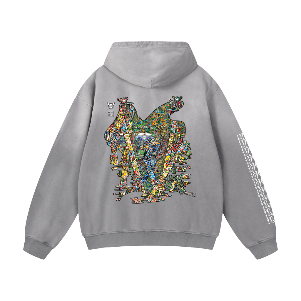 Orchard of Life - Heavyweight Sunfade Oversized Hoodie
