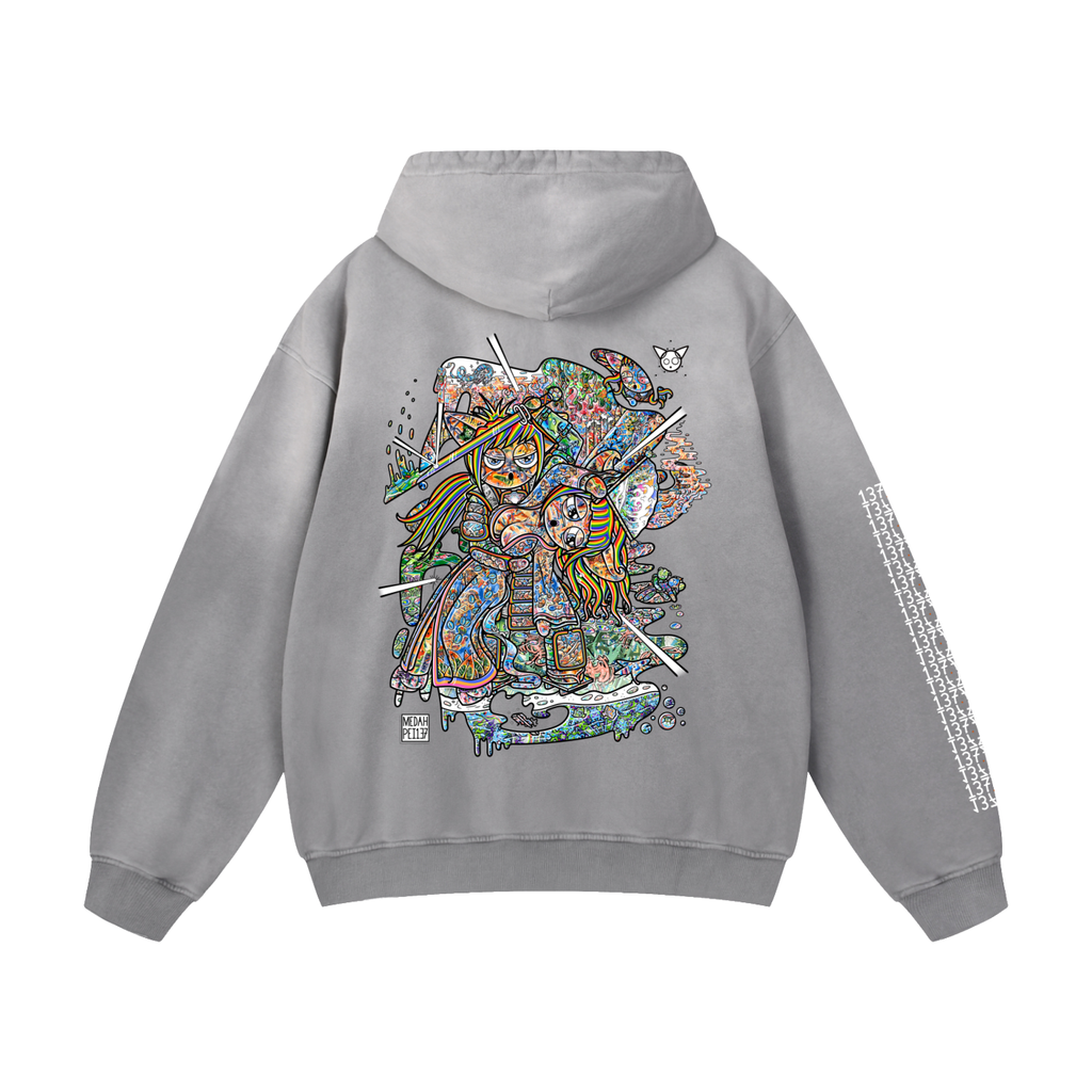 The Stimulation - Heavyweight Sunfade Oversized Hoodie