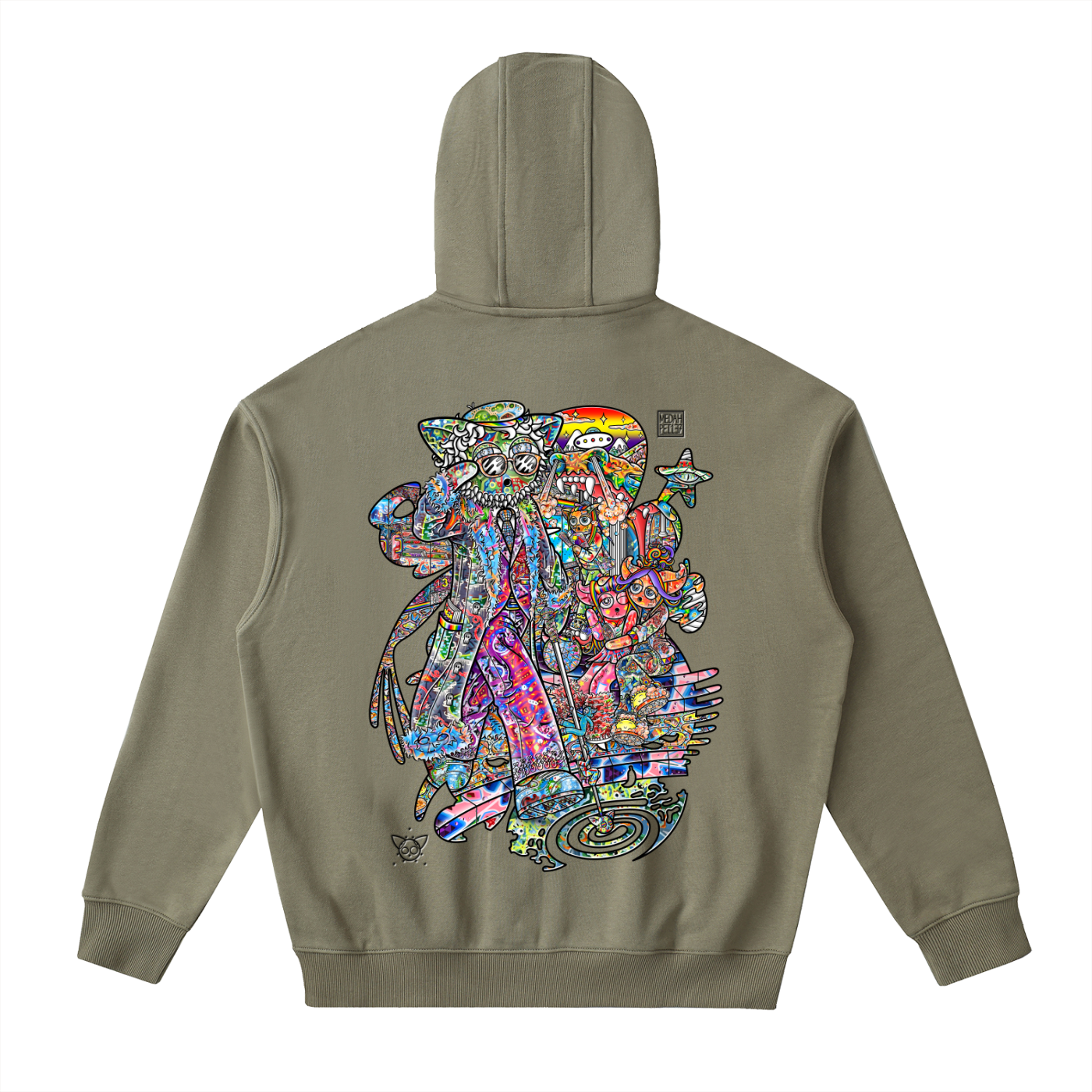 Blind Spot - Drop-Shoulder Zip Up Hoodie