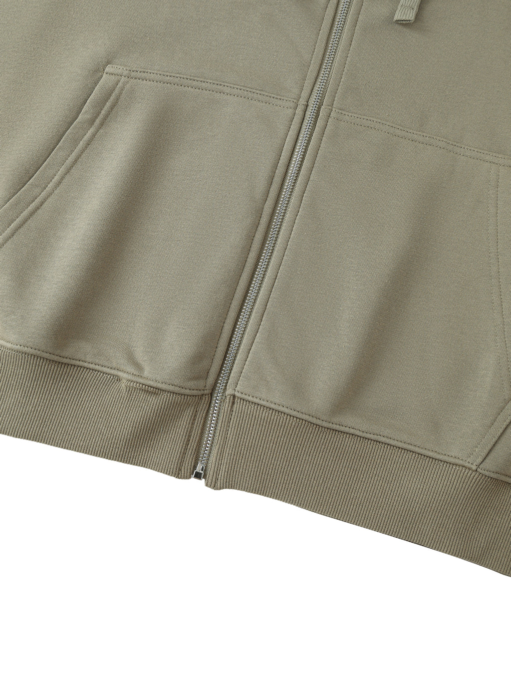 Stationary - Drop-Shoulder Zip Up Hoodie