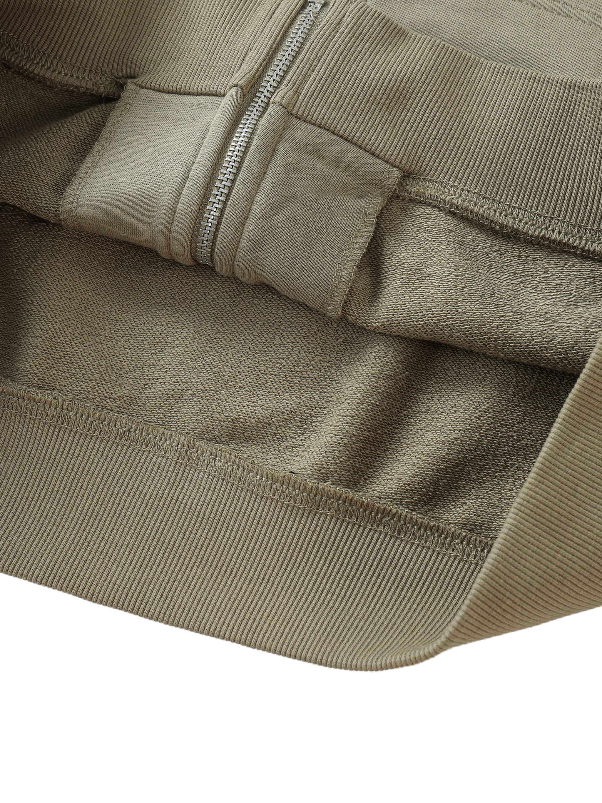 Combination Chatter- Drop-Shoulder Zip Up Hoodie