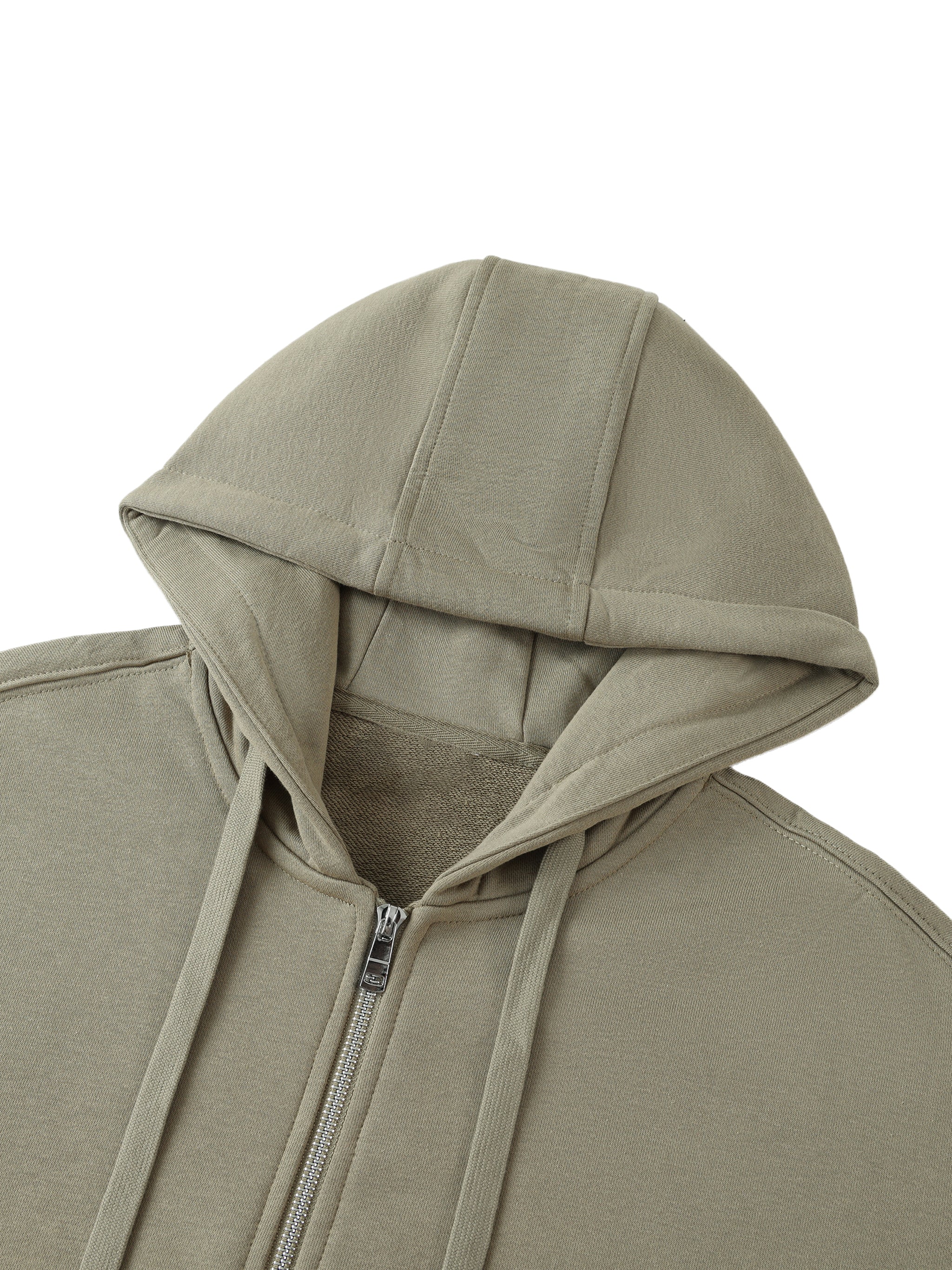 Two Truths and a Lie- Drop-Shoulder Zip Up Hoodie